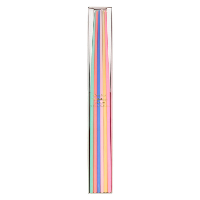 Mixed Tall Tapered Candles (x 12)