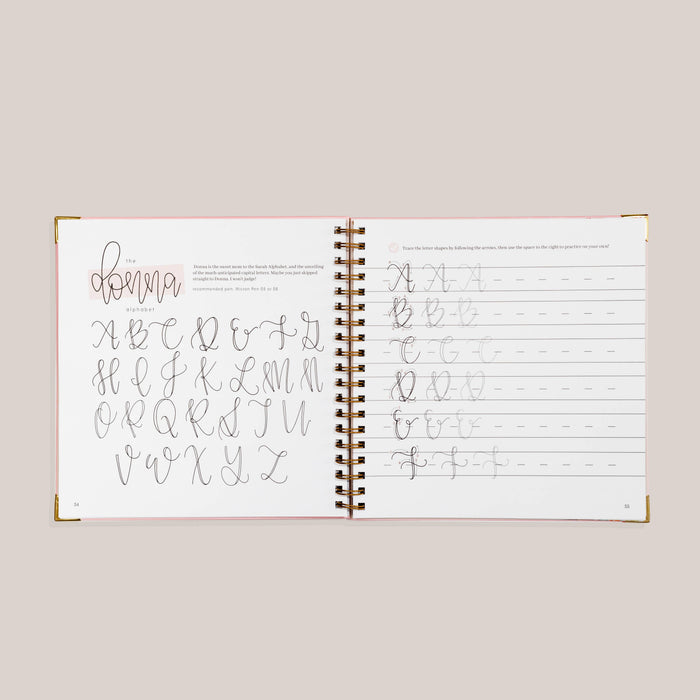 Modern Calligraphy: A Calligraphy Practice Workbook