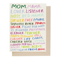 Mom You're All That Card