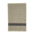 Monogram Black Dishtowel
