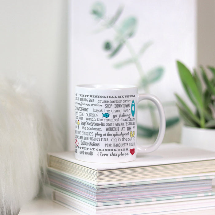 Mug - 11oz Grand Haven Bucket List