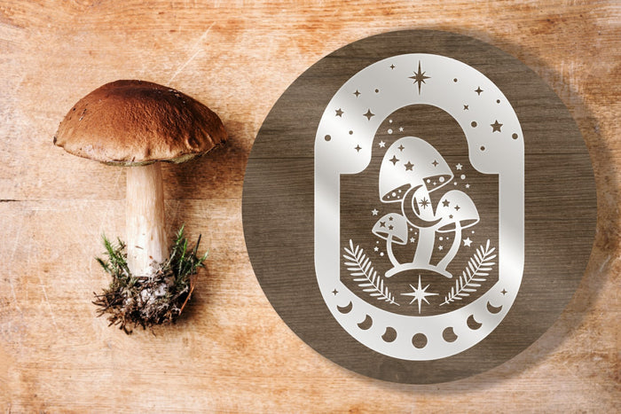 Three Shroom Badge