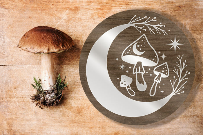 Three Shroom Moon & Star