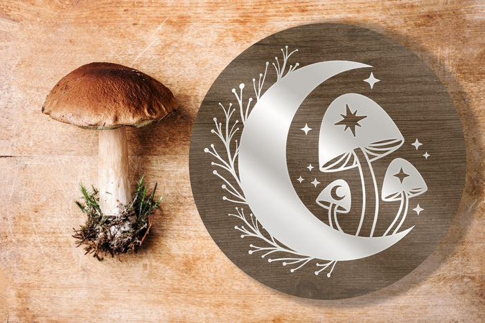 Three Shroom Moon w/Stars