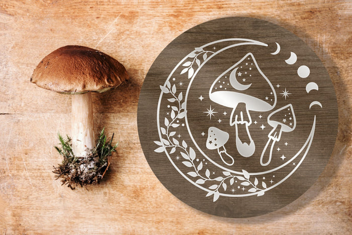 Hollow Three Shroom Moon w/Vines & Phases