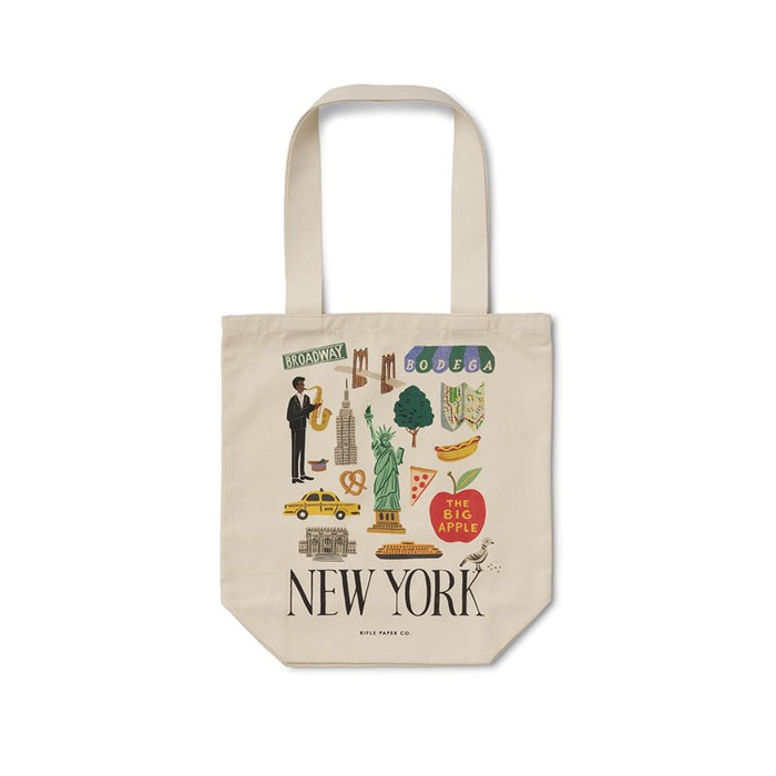 New York Canvas Tote Bag