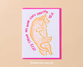 Nine Lives Cat Love Greeting Card