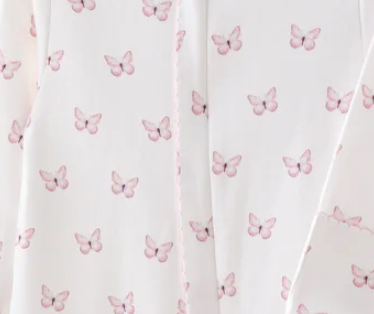 Nola Tawk-Baby Basics: Butterfly Bliss Organic Cotton Baby Pajamas