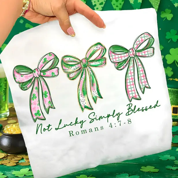 Not Lucky Simply Blessed Tee