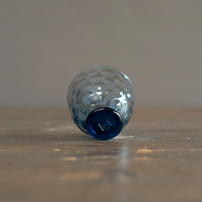 NOTO Blue Dotted Glass GUINOMI Sake Cup