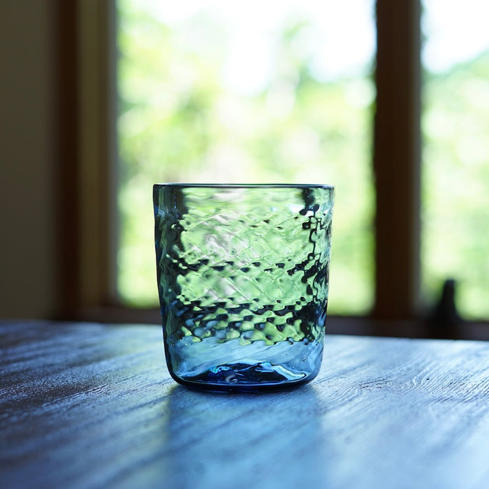 NOTO Blue Swirl Glass