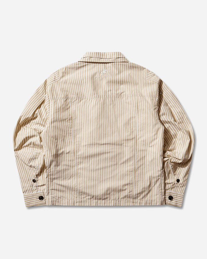 Asics Mirbelioids Jacket Brown Stripe Coats and Jackets Jackets 2203A355-200