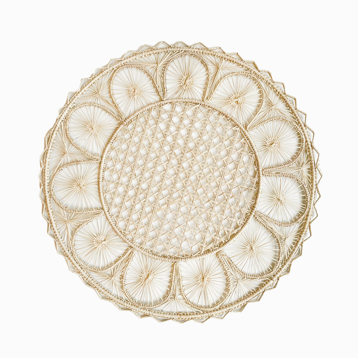 Nube Placemat - Iraca Palm -  Straw Raffia Tableware