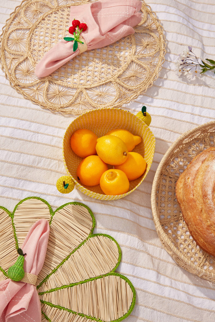 Nube Placemat - Iraca Palm -  Straw Raffia Tableware