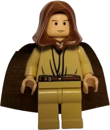 Obi-Wan Kenobi - Young, Light Nougat, Brown Hood and Cape, Tan Legs