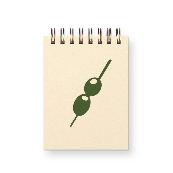 Olive Mini Jotter Notebook