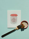 Olive My Heart Is Yours Letterpress Greeting Card