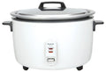 Panasonic SR972 electric rice cooker 20.2 litre white front view