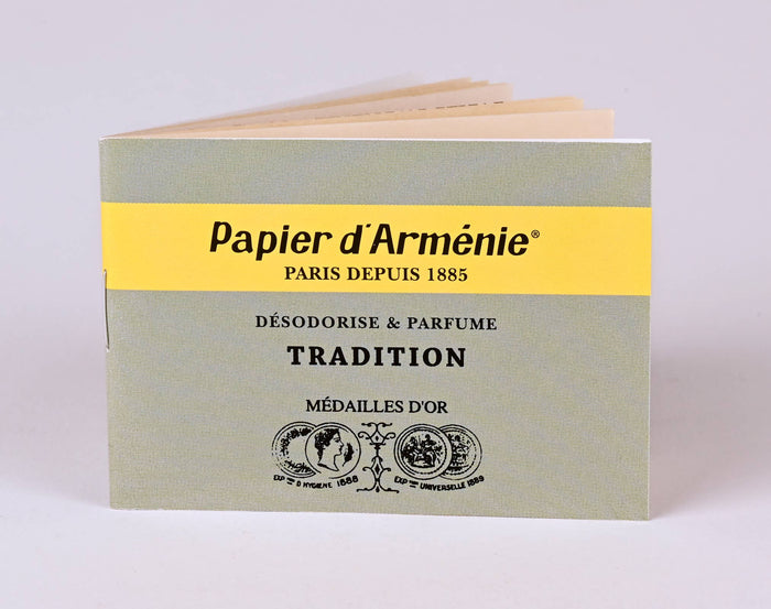Papier d'Armenie "Tradition" French Incense Paper Booklet