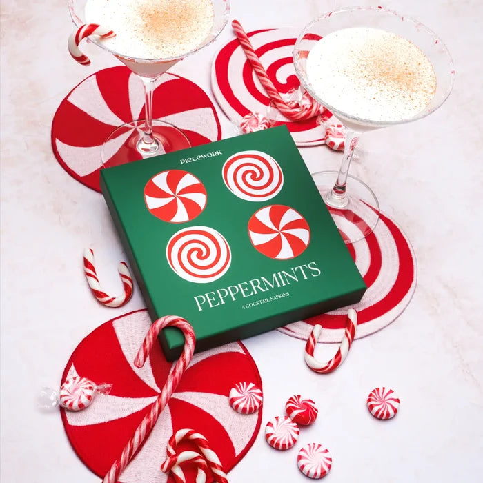 Peppermint Cocktail Napkins