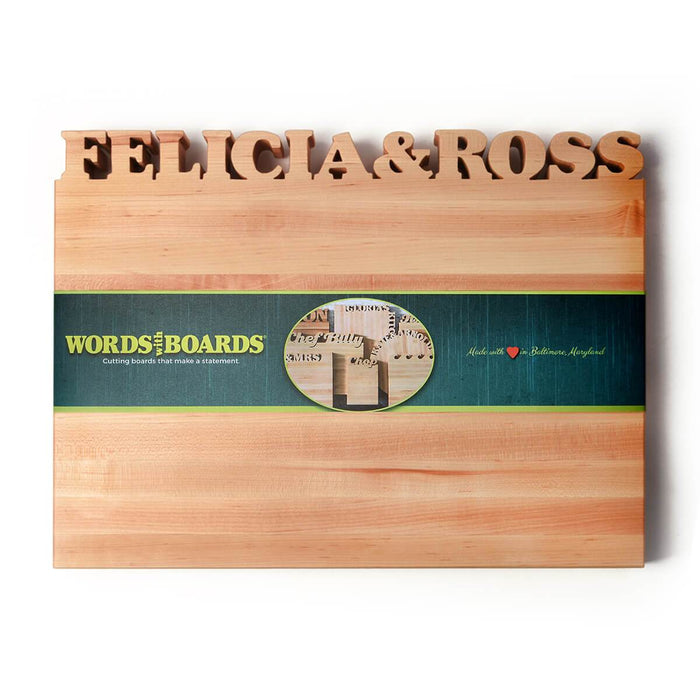 Personalized Large Cutting Board