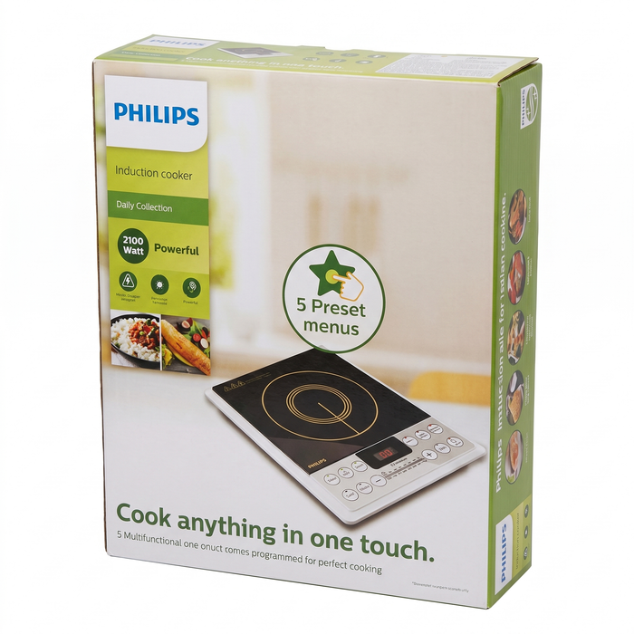 Philips induction cooktop HD4929 01 with 0 to 3 hour timer and auto off function