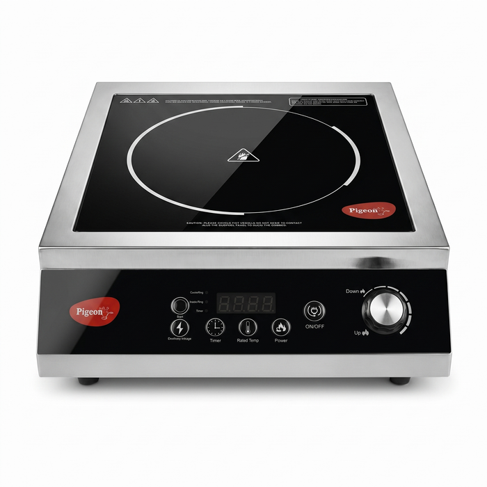 Pigeon Egnite 3500W Heavy Duty Commercial Infrared Cooktop with stainless steel body