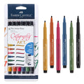 Pitt Artist Pen, Calligraphy Art - Multi Color Set of 6