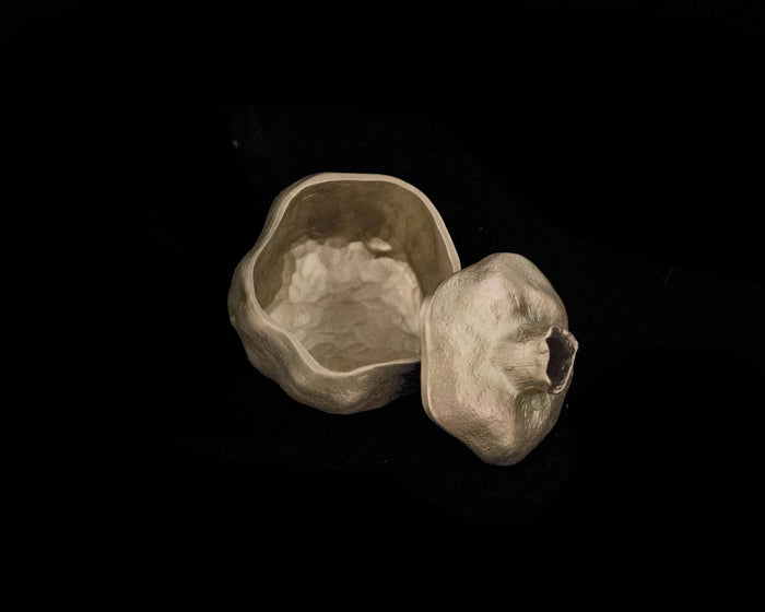 Pomegranate Box, Pewter