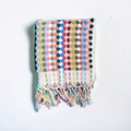 Pompom Bubble Handloomed Turkish Hand Towels Decor Housewarm
