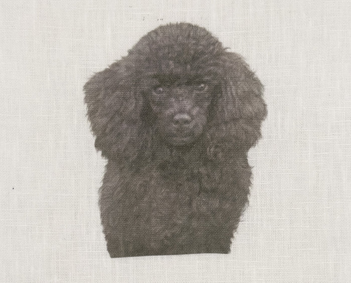 Poodle Linen Cocktail Napkins