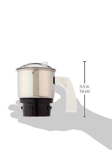 Preethi MGA-501 0.4-Litre Chutney Jar (Steel/Transparent) - KITCHEN MART