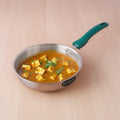Premium Stainless Steel Impact Bonded Fry Pan | 3-Layer Bottom | Induction & Gas Compatible | 22cm / 24cm