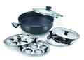 Prestige Aluminum Multi Kadai, 3 Litres/280mm, Black - KITCHEN MART