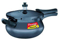 Prestige Deluxe Plus Mini Induction Base Hard Anodized Pressure Handis, 3.3 Litres, Black - KITCHEN MART