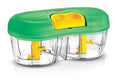 Prestige Double Bowl Vegetable Cutter (Green, 600ml) PVC 4.0 - KITCHEN MART