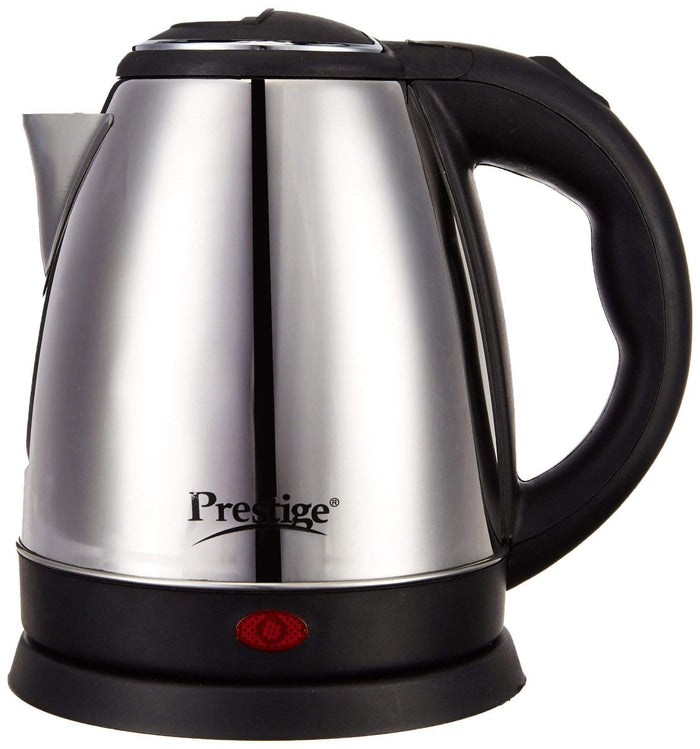 Prestige Electric Kettle PKOSS - 1500watts, Steel (1.5Ltr), Black - KITCHEN MART