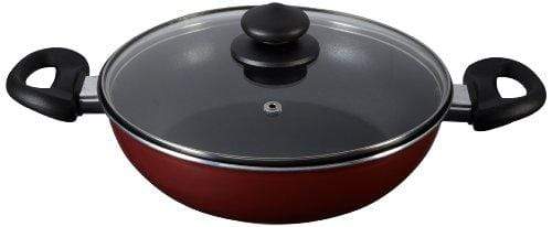 Prestige Omega Deluxe Induction Base Non-Stick Kitchen Set, 3-Piece, Extra Thickness (2.8mm) for improved cooking - KITCHEN MART