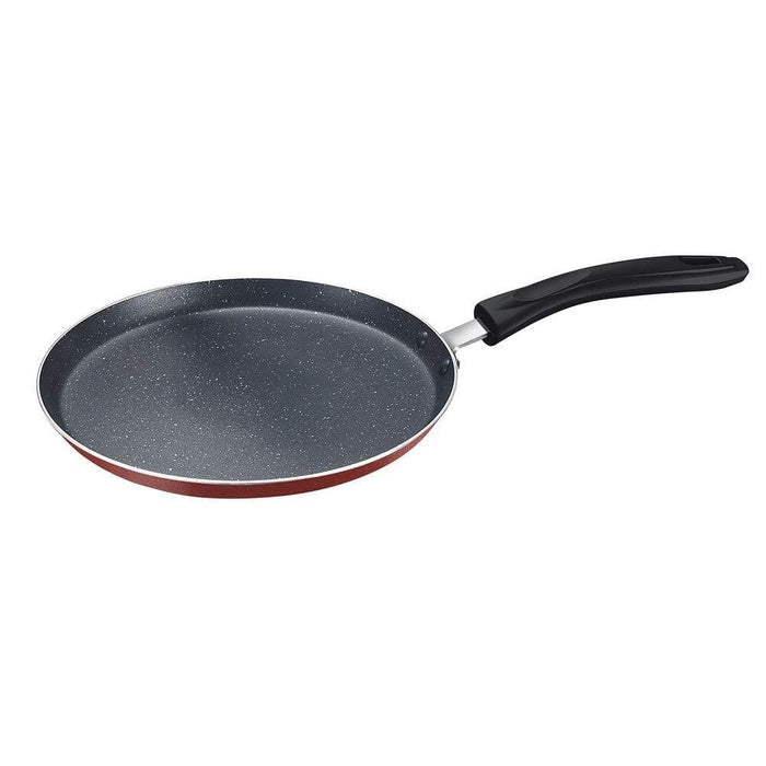 Prestige Omega Deluxe Omni Induction Base Non-Stick Tawa, Red - KITCHEN MART