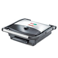 Prestige PEG 1.0 Electric Grill 1500 W with Detachable Oil Collector (Silver and Black)