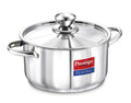Prestige Prestige Platina Stainless Steel Casserole With Lid - KITCHEN MART