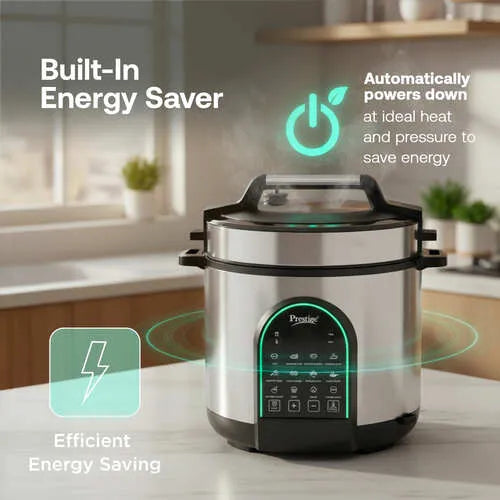 Prestige Smart Cook 6L Electric Cooker | 11 Pre-Set Menus | Steel Bowl