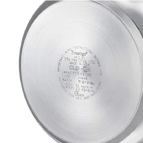 Prestige Svachh Clip-on Mini Stainless Steel 3 Litre Pressure Handi - KITCHEN MART