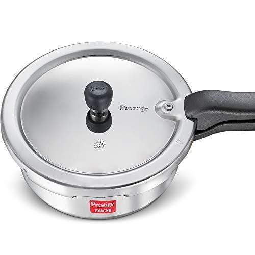 Prestige Svachh Induction Base Aluminium Pressure Cooker 5 Litre - KITCHEN MART