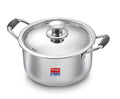 Prestige Triply Stainless Steel Casserole with Lid - KITCHEN MART