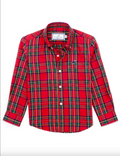 Properly Tied-Boys Seasonal Sportshirt Yuletide