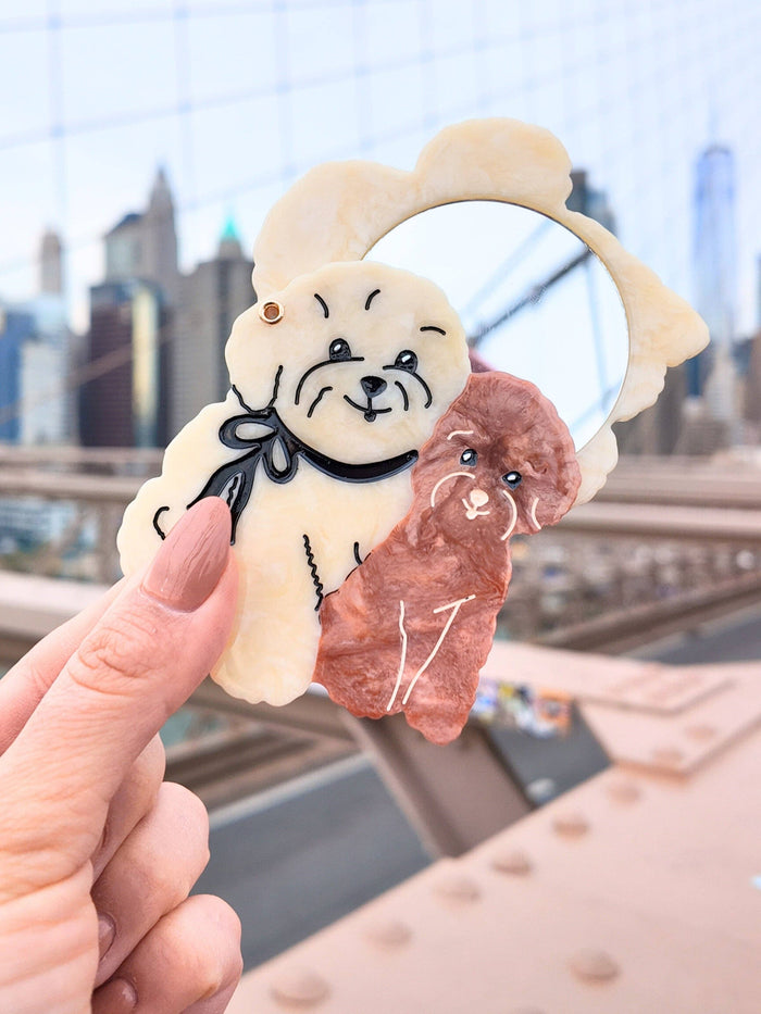 Puppy Friends Compact Mirror
