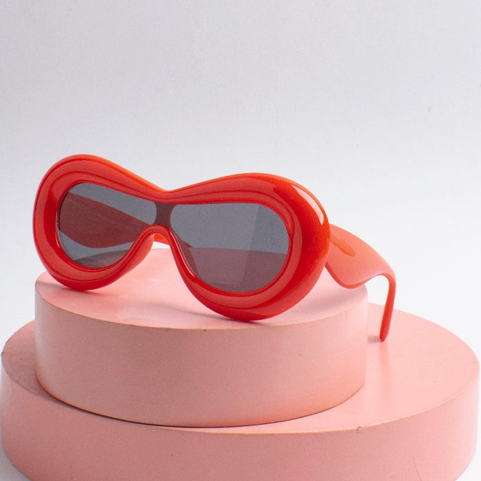 Racer Red Groovy Glare Kids' Sunglasses