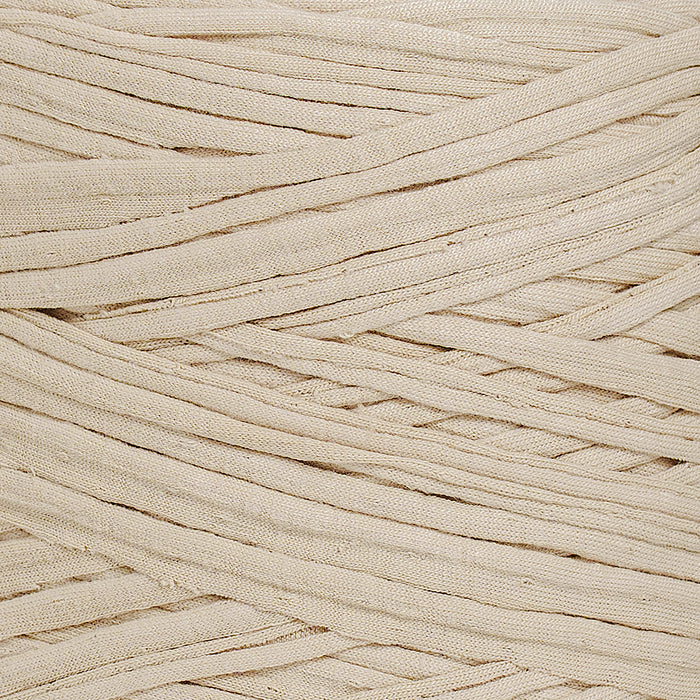 Recycled T-Shirt Fabric Yarn - Almond Color