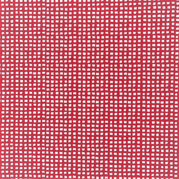 Red Checked Wrapping Paper Sheet